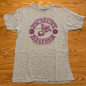 Grey The Office Beet Farm Short Sleeve T-Shirt